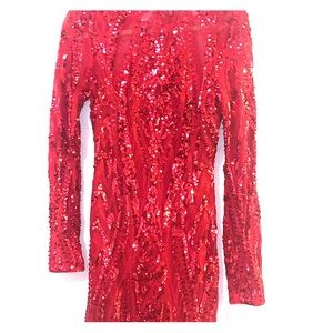 Worn once red sexy dress